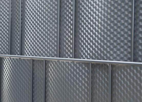 Recinzione con frangivista