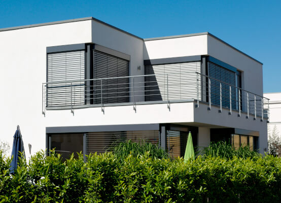 Casa unifamiliare con tapparella esterna elettrica