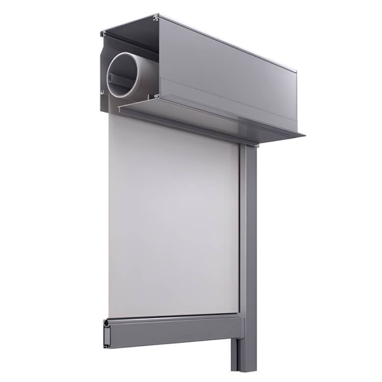 Tenda a rullo per installazione sotto cappotto