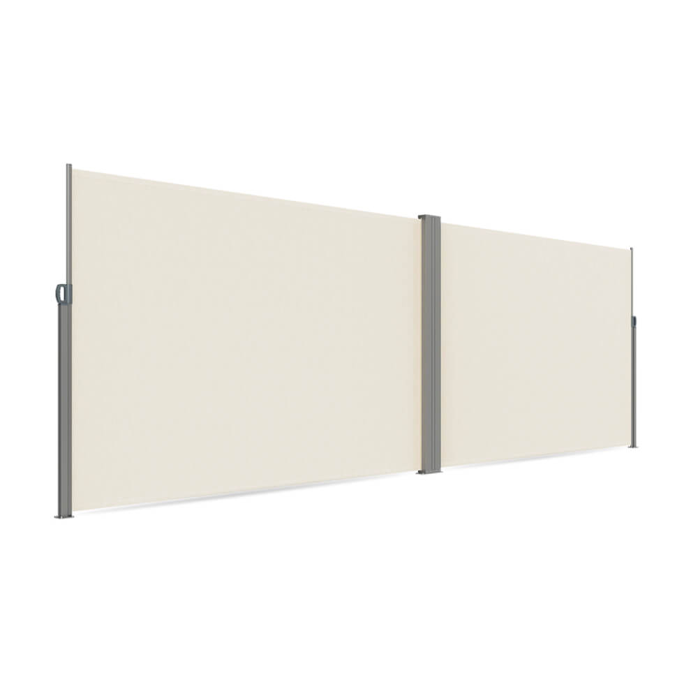 Tenda laterale angolare beige 1.800x6.200 mm