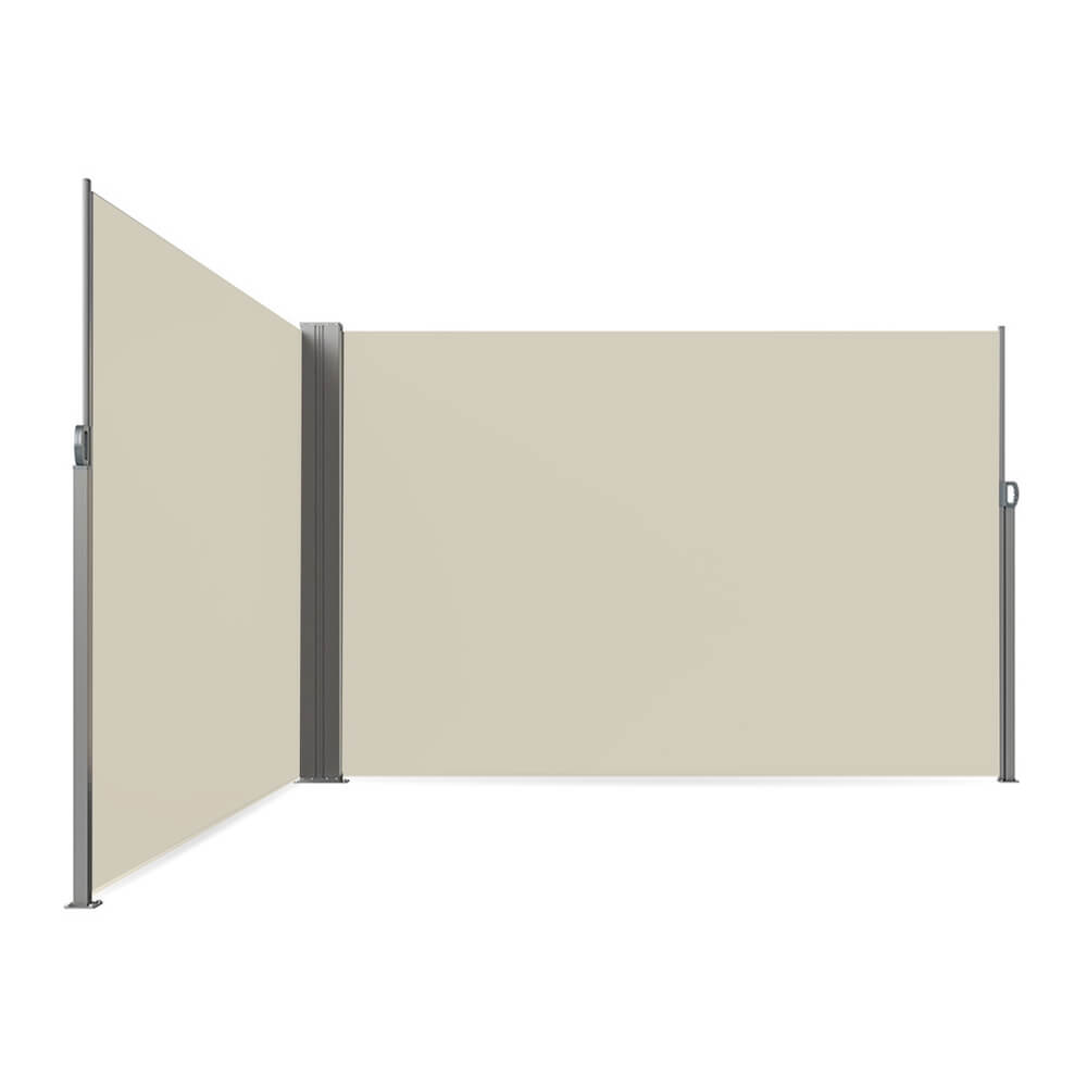 Tenda laterale angolare beige 1.800x6.200 mm